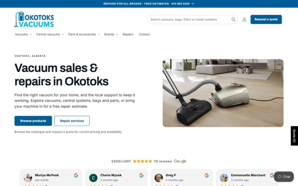 Okotoks Vacuums
